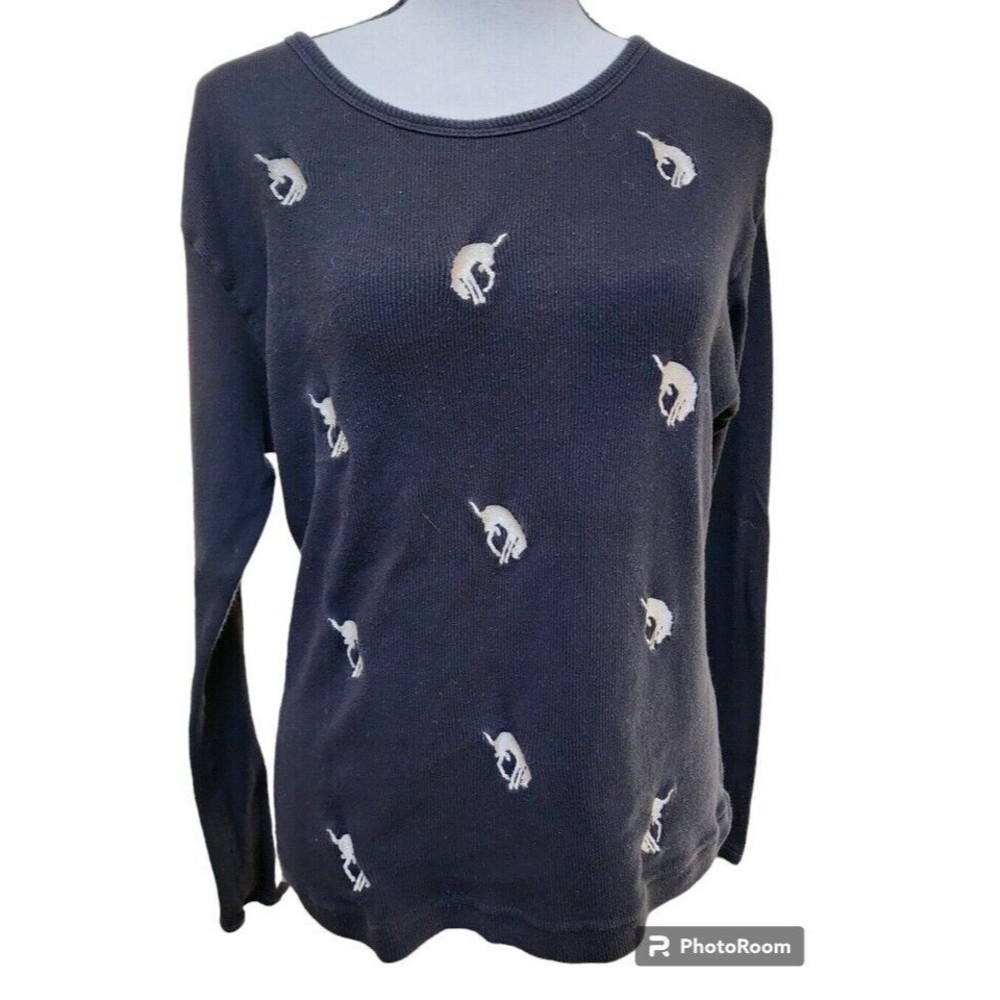 Valencia Black Cat Sweater Size Large Kitten